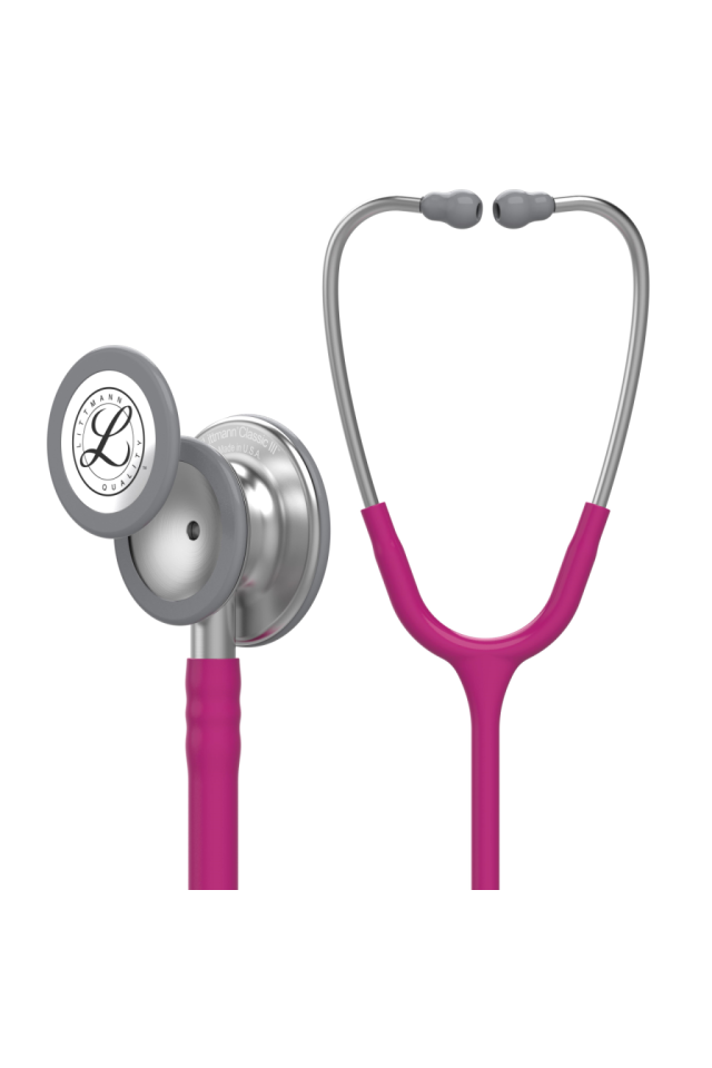 3M Littmann Magenta so strieborným stetoskopom, Classic III, lekársky stetoskop v uniforme