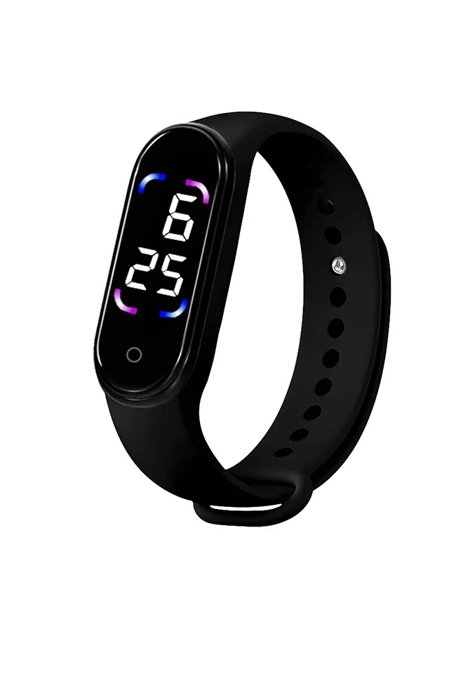 Black Fitness náramok Doctor v uniforme, 0,96" obrazovka, Bluetooth 4.2, srdcový tep, krvný tlak, teplota, kyslík, monitorovanie kvality spánku