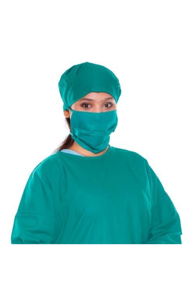 Sterilný chirurgický plášť vystužený autoklávovaním uhlíkovými vláknami na 100 použití